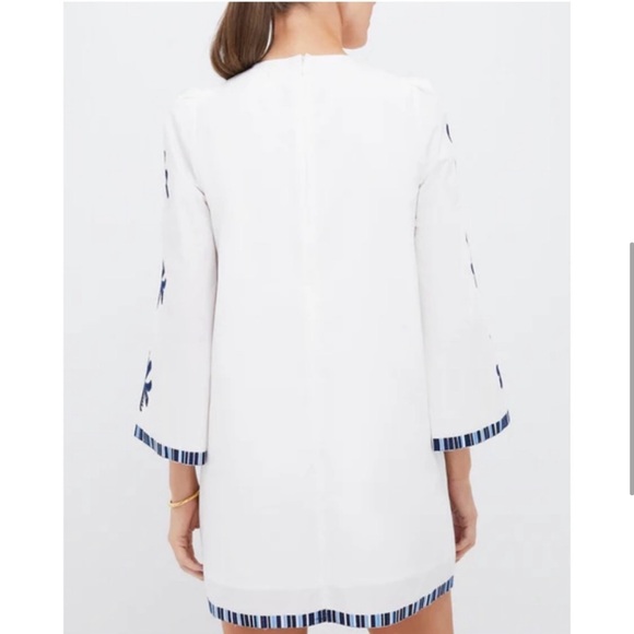 🤍HYACINTH HOUSE White & Blue
Embroidery Atlantic Mini Dress  SIZE L🤍 - Picture 8 of 9
